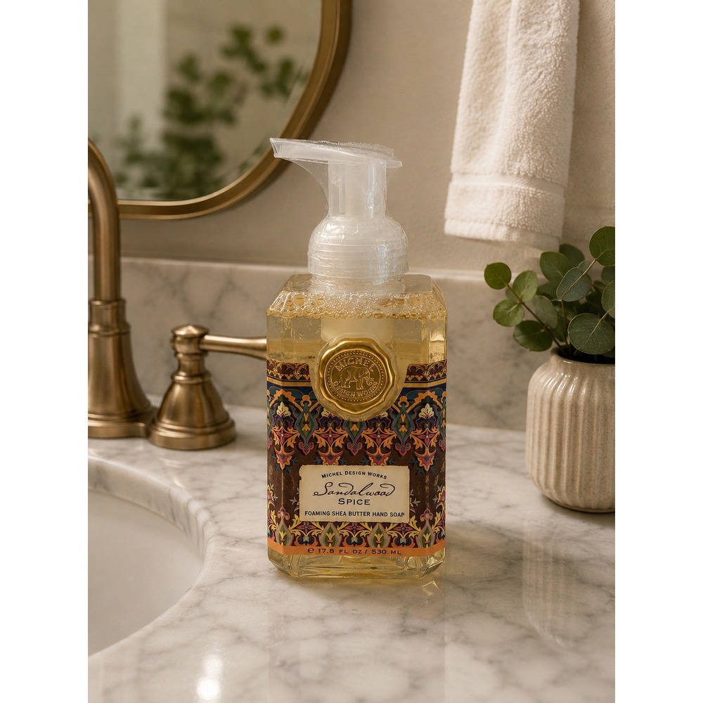 Michel Design Works Foaming Hand Soap Unisex 17.8oz Sandalwood Spice Shea Butter